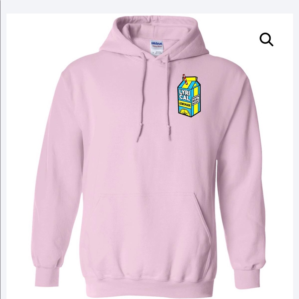 Men’s lyrical lemonade light pink hoodie. BNWT